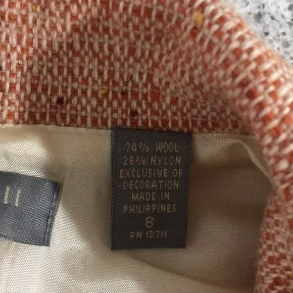 {Kate Hill} Pink Tweed Wool Blazer size 8 - Picture 10 of 10